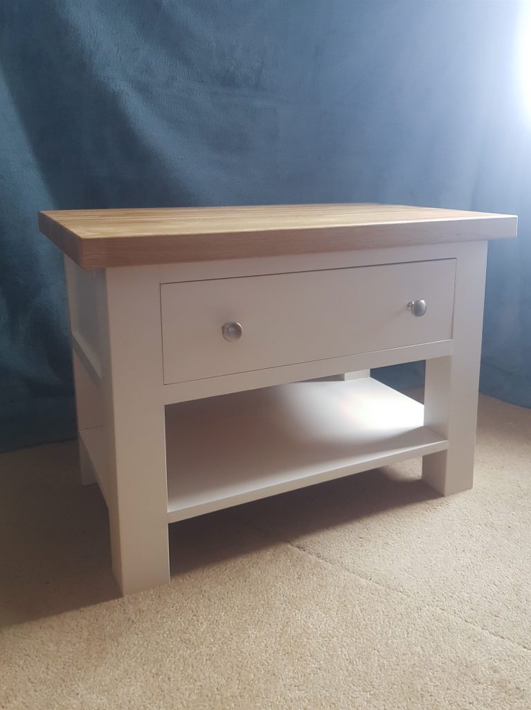 Oak and cream painted Coffee Table