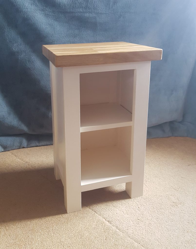 Oak and cream painted Cupboard